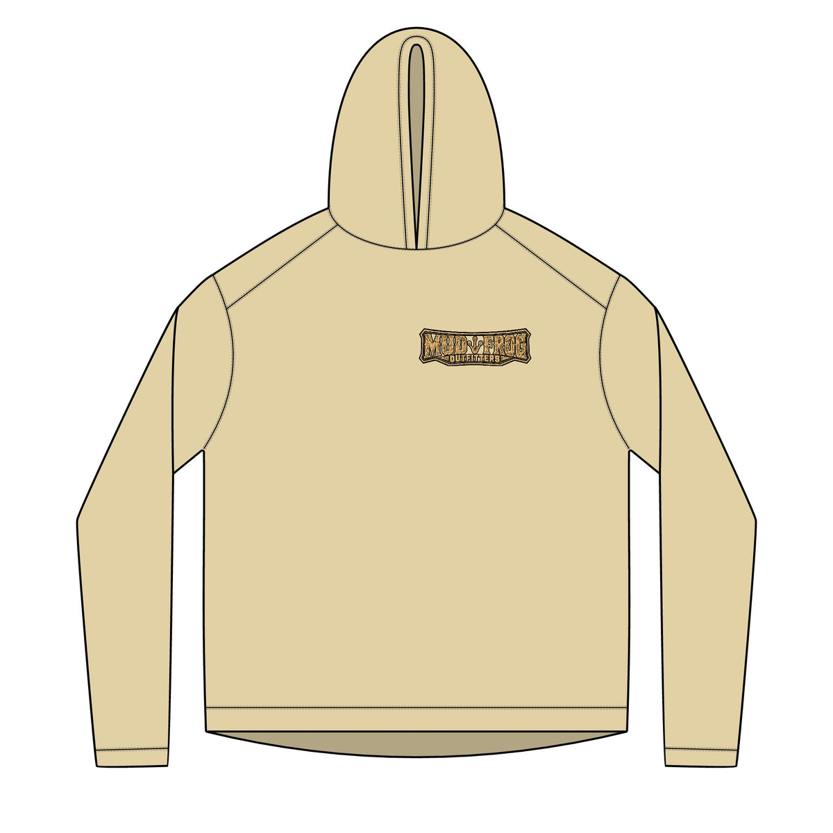 Mud Frog Outfitters logo Hoodie | Fishing Outdoor Apparel