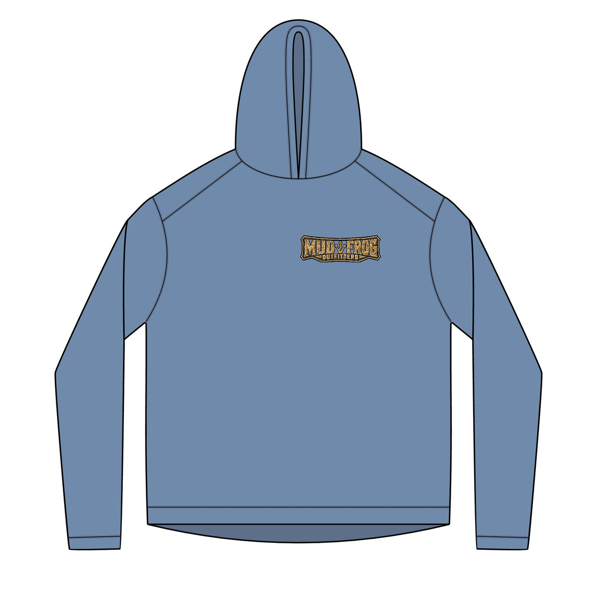 Mud Frog Outfitters logo Hoodie | Fishing Outdoor Apparel