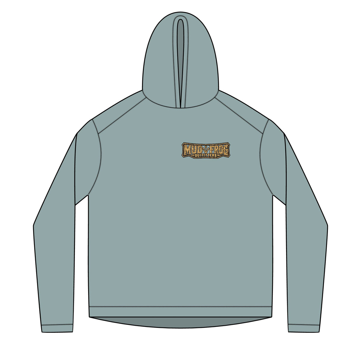 Mud Frog Outfitters logo Hoodie | Fishing Outdoor Apparel