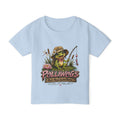 Little Girls T-Shirt — Polliwogs Mud Frog Outfitters Cute Fishing Frog Graphic