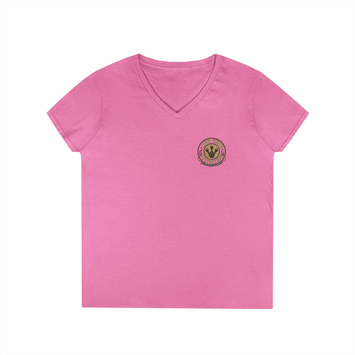 Sugar Caffeinated Expialidocious! MFO Ladies V-Neck T-Shirt