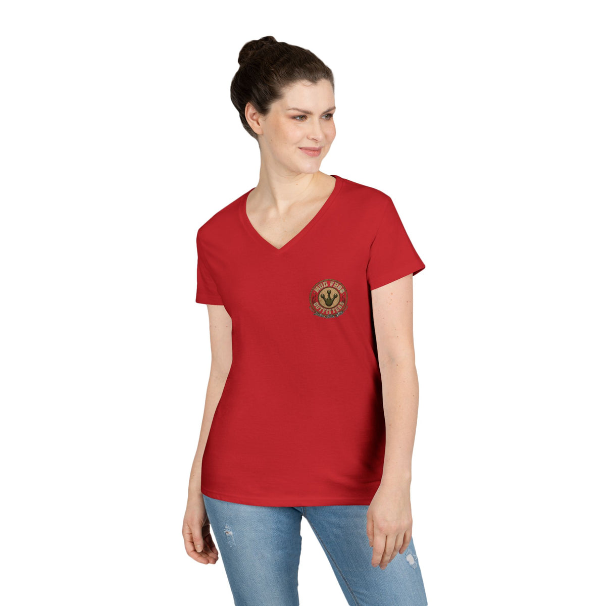 Sugar Caffeinated Expialidocious! MFO Ladies V-Neck T-Shirt