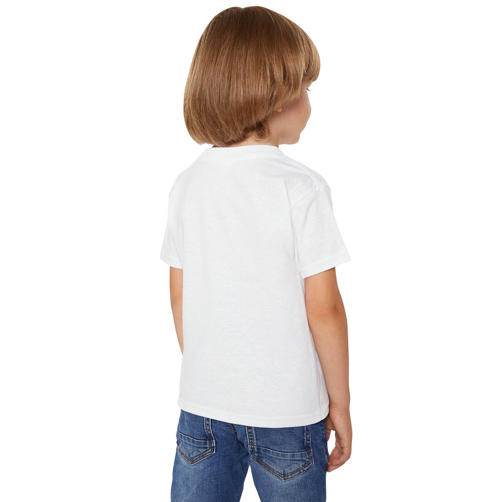Little Girls T-Shirt — Polliwogs Mud Frog Outfitters Cute Fishing Frog Graphic