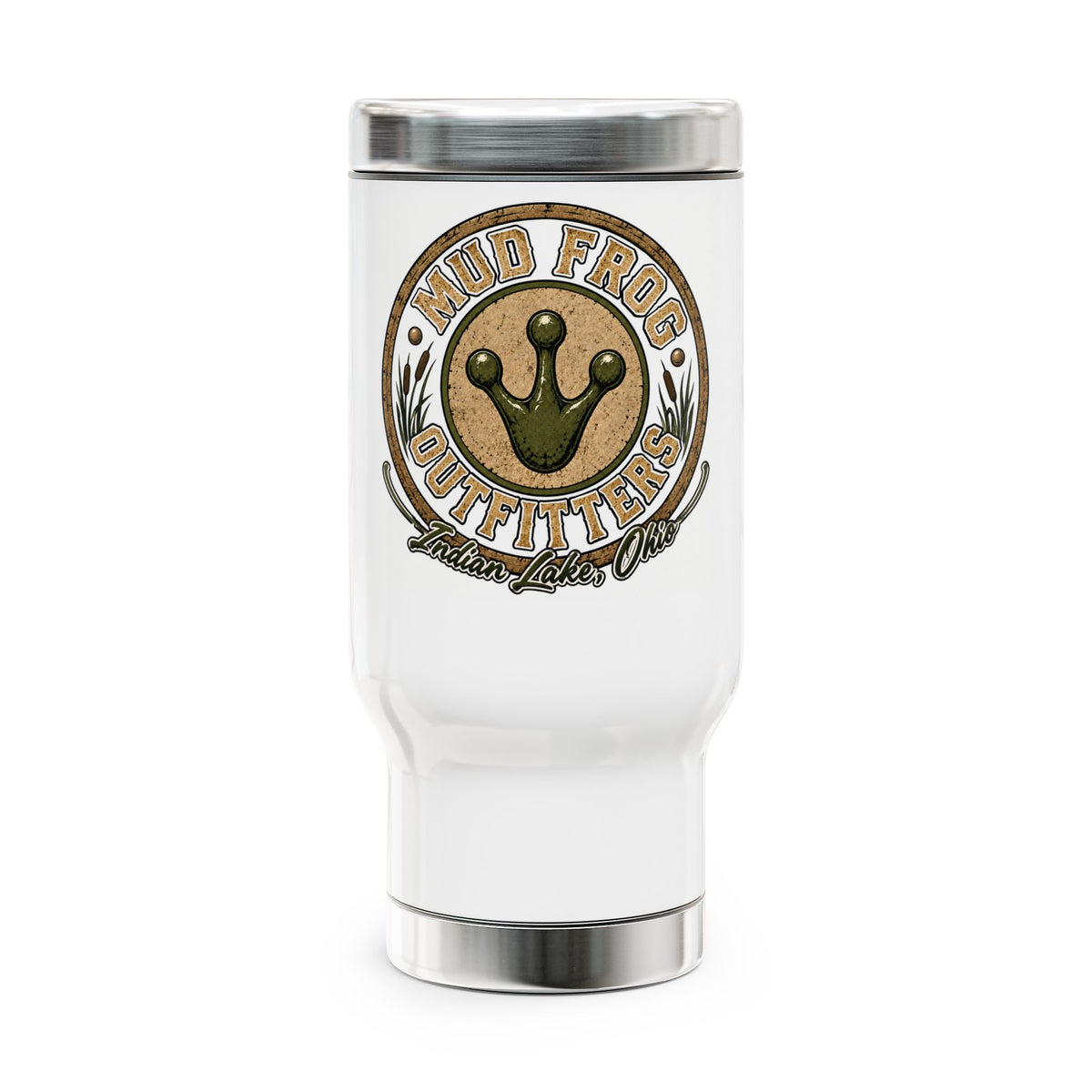Travel Mug - Mud Frog Outfitters 14oz Stainless Steel Handle Mug