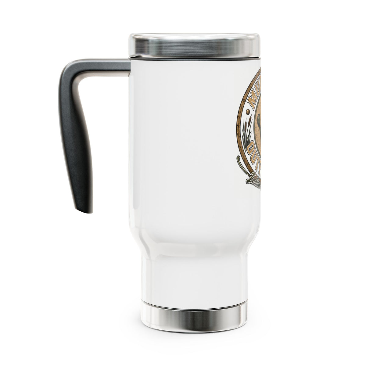 Travel Mug - Mud Frog Outfitters 14oz Stainless Steel Handle Mug